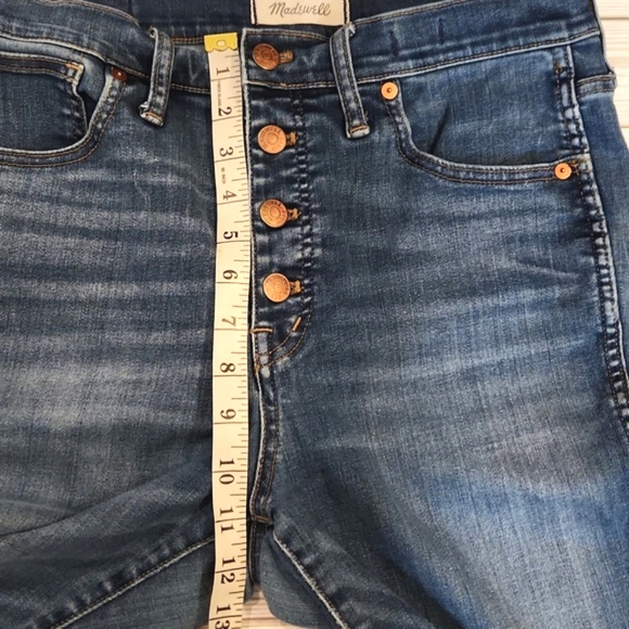 Womens Madewell 10" high rise skinny crop jean size 30. - Picture 11 of 12